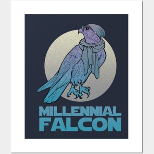 Millennial Falcon Posters and Art